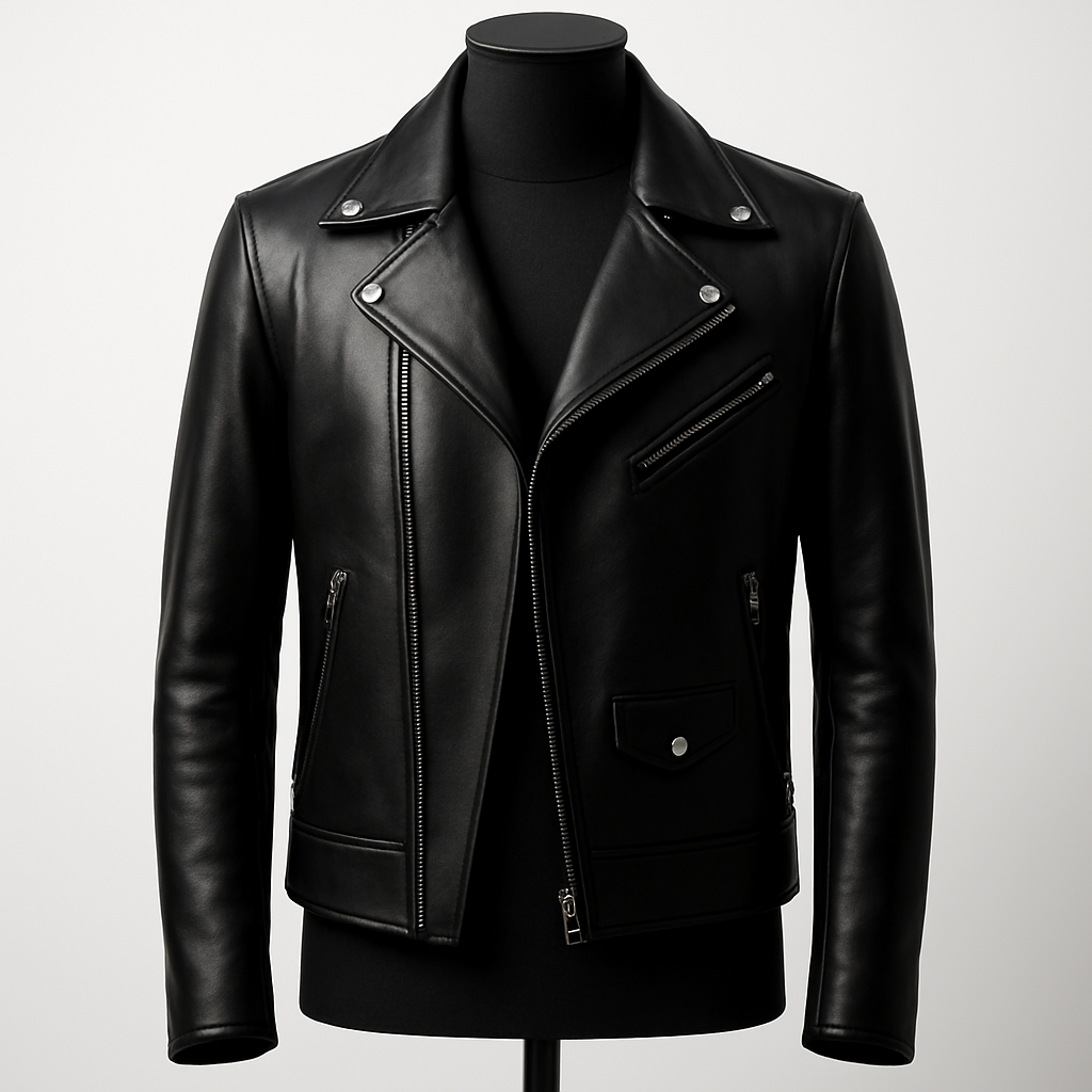 Minimal Leather Jacket